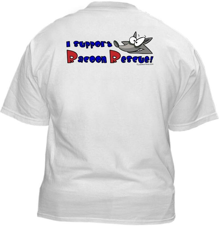 T-shirt Back: Raccoon Love T-Shirt