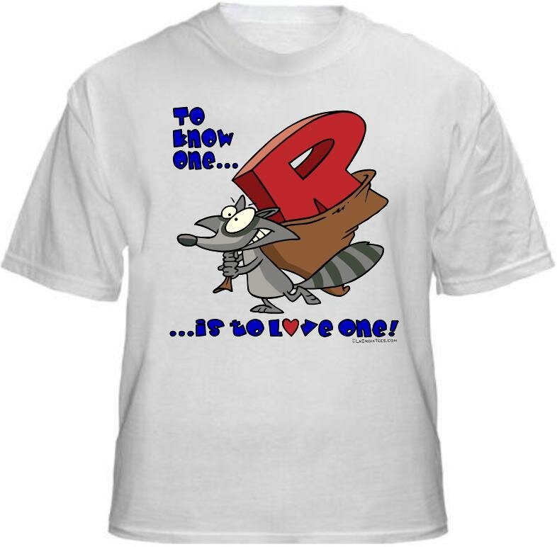 T-shirt Front: Raccoon Love T-Shirt